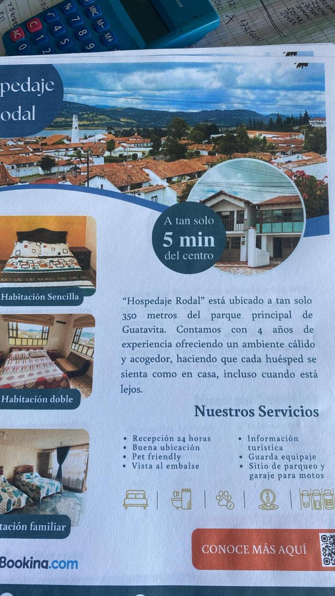 Hospedaje Rodal Guatavita Exteriér fotografie